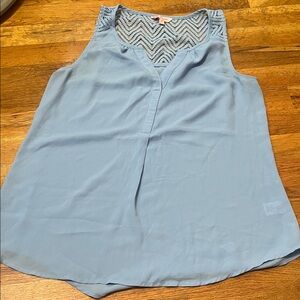 Candie's Light Blue Sleeveless Blouse